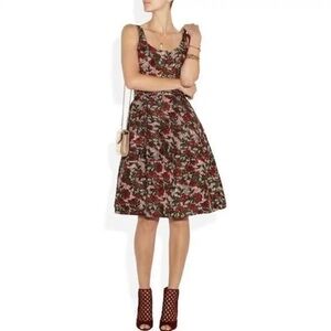 Oscar de la Renta Floral Dress